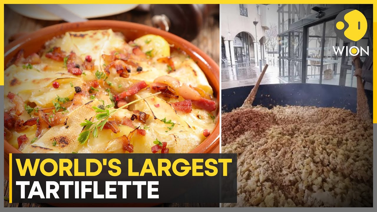 Tartiflette World Record: Farmers Make World’s Largest Tartiflette | Over 2 Tonnes! | WION
