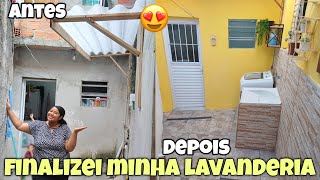 QUE TRANSFORMAÇÃO😱 DO LIXO AO LUXO - DECORANDO MINHA LAVANDERIA😍