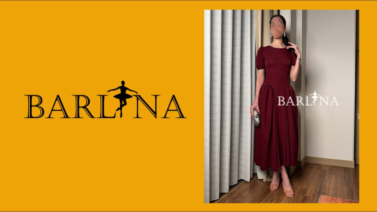 Classic burgundy dress with short sleeves - XXL
