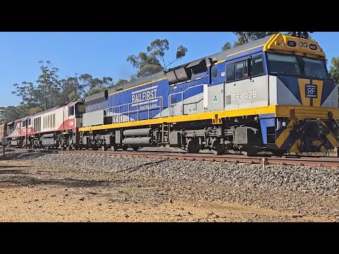 6AM9 SCT up Freighter (CF, CSR, SCT), Penfield to Laverton, 1725, 17/1/25, Deep Lead VIC