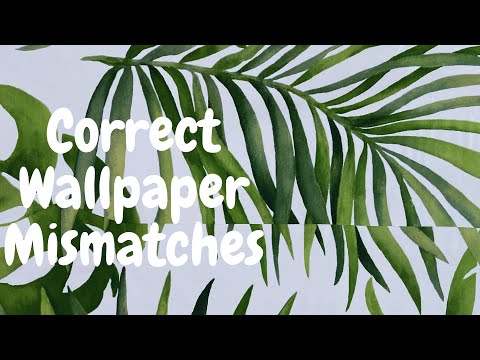 How to Correct Severely Mismatched Wallpaper While Hanging - Spencer Colgan
