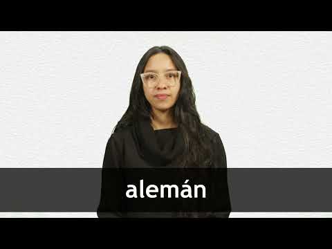 How to pronounce ALEMÁN in Latin American Spanish