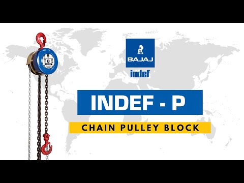 Indef P series Chain Pulley Block