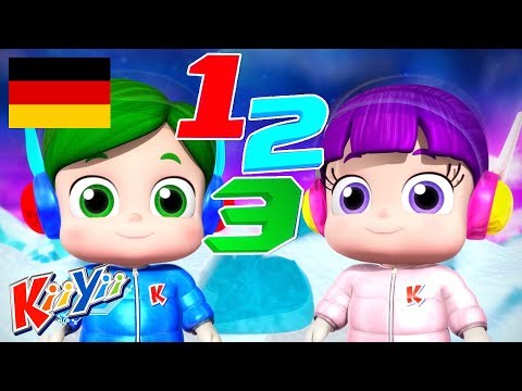 1, 2. Schnür die Schuhe dabei | +weitere Kinderlieder | Deutsch | Cartoon | KiiYii