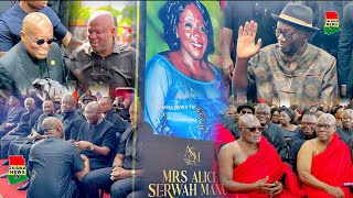 Ibrahim Maham Donates ¢50k at NPP’s Mac Manu’s Wife’s funeral, Kuffour, Addo D, Bawumia, NAPO arrive