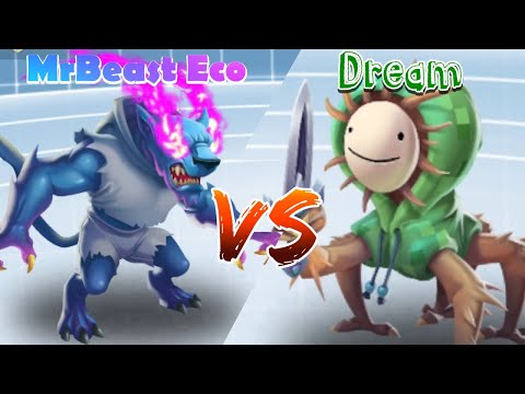 MrBeast Eco Vs Dream‼️ (Monster Legends) *who is better!?*