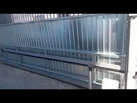 Instalación puerta corredera tipo telescópica con KIT Erreka ARI02