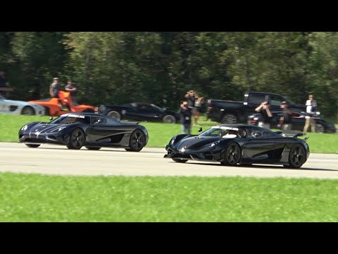 Most Expensive Hypercars Drag Racing! - Bugatti vs Koenigsegg vs Pagani and more!