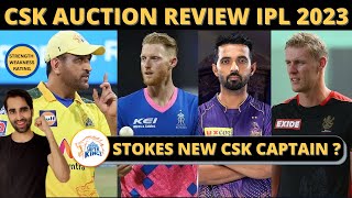 CSK Squad Review and Strongest Playing 11 IPL 2023 | Ben Stokes to Captain ? | Strength and Weakness
