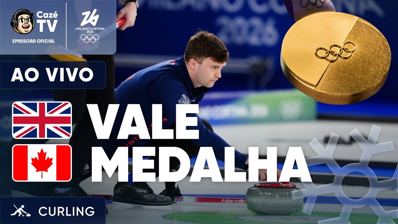 VALE MEDALHA! FINAL DO CURLING MASC. | OLIMPÍADAS DE INVERNO 2026 | GRÃ-BRETANHA X CANADÁ