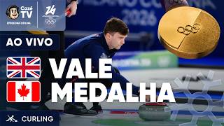 VALE MEDALHA! FINAL DO CURLING MASC. | OLIMPÍADAS DE INVERNO 2026 | GRÃ-BRETANHA X CANADÁ