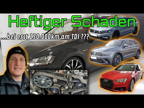 Zahnriemenriss am 1.6|2.0 TDI EA288 was nun? Motorschaden am VW Golf 7 TDI bei erst 130.000km! P0341