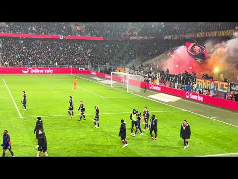 FC BASEL 2-1 FC ZÜRICH - FC BASEL PLAYERS CELEBRATING #oldskoolgunner #swisssuperleague #fcbasel1893