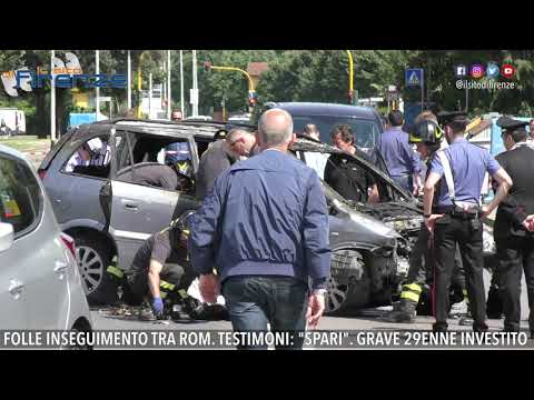 Follia a Firenze, inseguimento in auto tra rom. Due arresti, un ferito grave