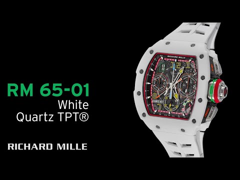 RM 65-01 Automatic Split-Seconds Chronograph in white Quartz TPT® — RICHARD MILLE