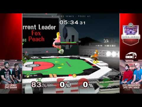 UGC Smash Open - Denec & Sambr vs. Druggedfox & Spy | MacD - SSBM - Doubles, Pools