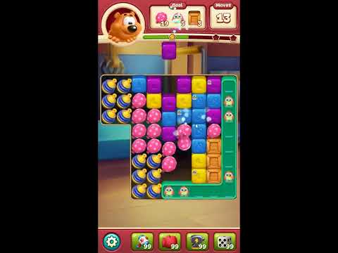 Toon Blast Level 8463 - NO BOOSTERS 🐻🐺🐱 | SKILLGAMING ✔️