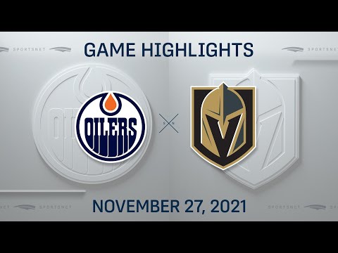NHL Highlights | Oilers vs. Golden Knights - Nov. 27, 2021