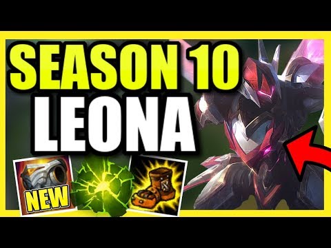 (NEW GODLIKE SKIN!) *THIS* IS HOW YOU PLAY LEONA PERFECTLY IN SEASON 10! LEONA S10 BUILD AND GUIDE!