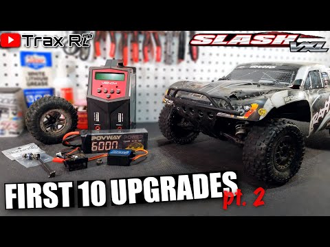 First 10 Upgrades for the Traxxas Slash VXL! | Beginners Guide to the Best Hop-Up Parts! | Trax RC