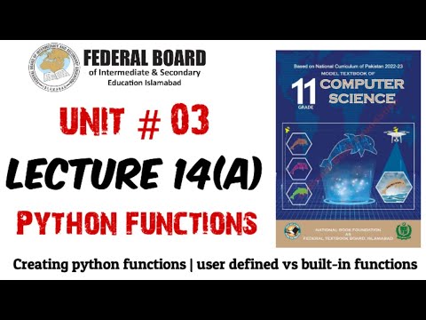 Lecture 14a Python Functions Functions In Python 1styearcomputer