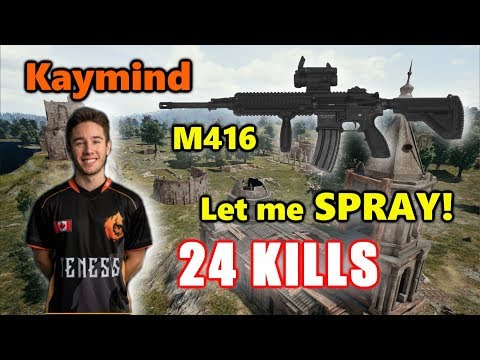 Genesis Kaymind - 24 KILLS - Let me SPRAY! - M416 - SOLO - PUBG