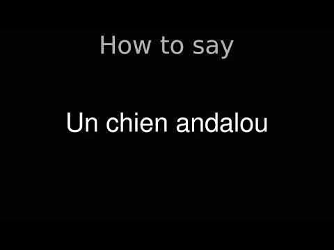 How to Pronounce correctly Un chien andalou (Movie)