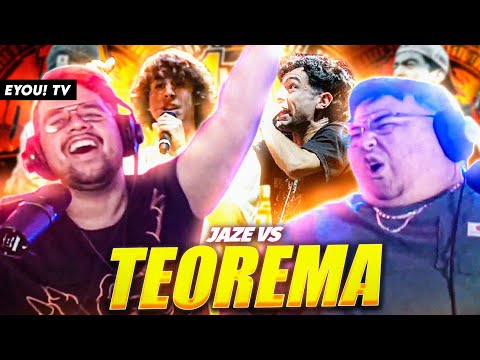 LA BATALLA MÁS FREESTYLE DE TODAS - Reacción al JAZE vs TEOREMA - GOD LEVEL - EYOU TV