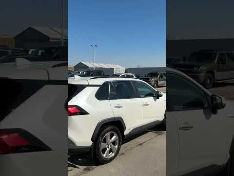 2019 Toyota RAV4 AWD Hybrid Limited in White for sale at Forbes Waterloo Toyota in Waterloo, ON