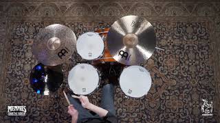Video thumbnail for Meinl 14" Byzance Brilliant Heavy Hammered Hi-Hats - 1117/1510g (B14HHH-B-1050419G) by Memphis Drum Shop