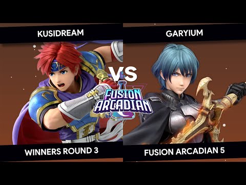 Fusion Arcadian 5 - Kusidream (Roy) vs Garyium (Byleth, Kazuya) - Winners Round 3