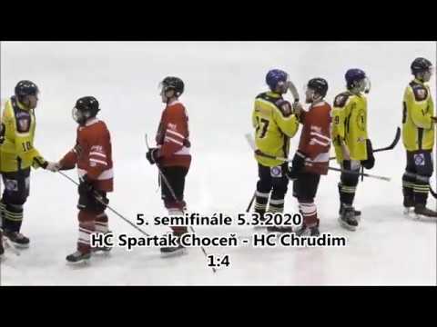 5.3.2020 5. semifinále HC Spartak Choceň - HC Chrudim 1:4