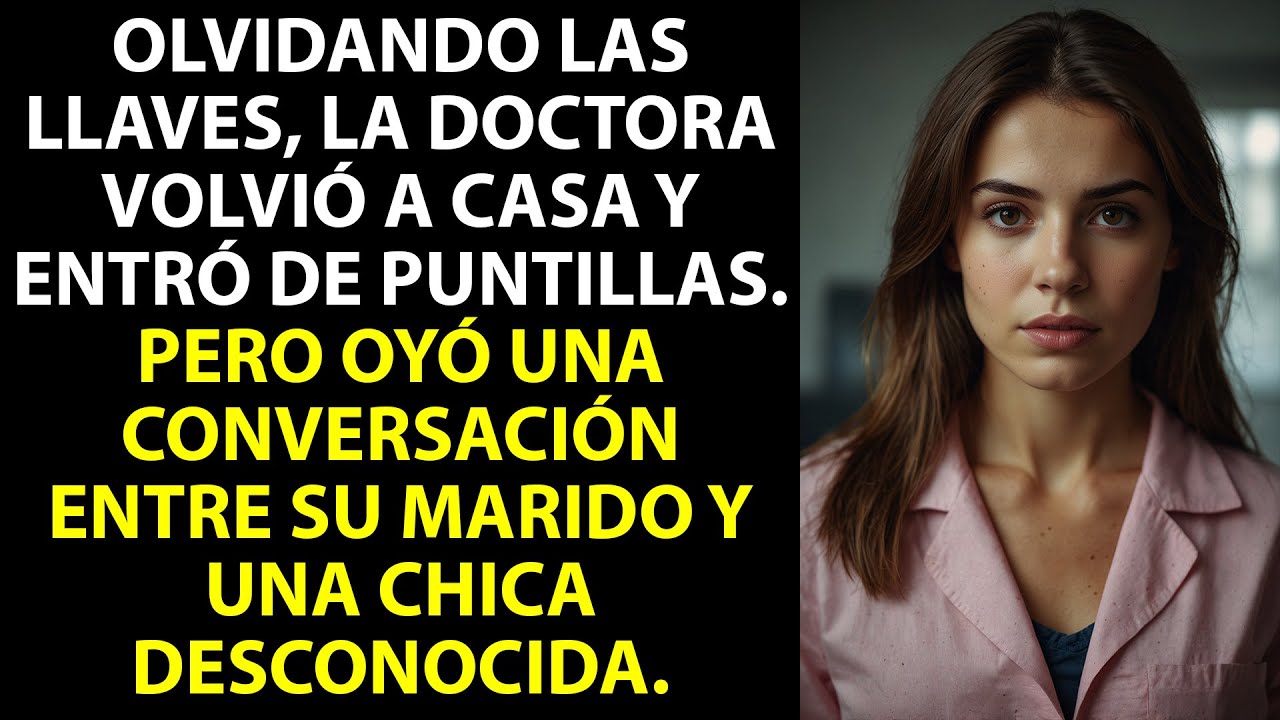 LA DOCTORA LLEGÓ A CASA Y ACCIDENTALMENTE ESCUCHÓ LA CONVERSACIÓN DE SU MARIDO. HISTORIAS LA VIDA.