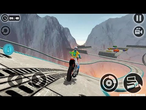 Impossible Moto Bike Tracks 3D: Levels 13 and 14 Amazing Stunts Map - Android GamePlay 2019