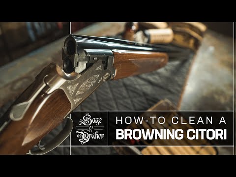 Browning Citori Shotgun // How to Clean and Disassemble