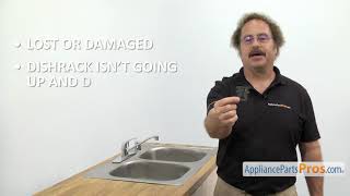 How To: Whirlpool, KitchenAid, Maytag Dishwasher Front Adjuster Guide WPW10195840