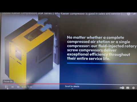 Kaeser Rotary Screw Air Compressor ASK series