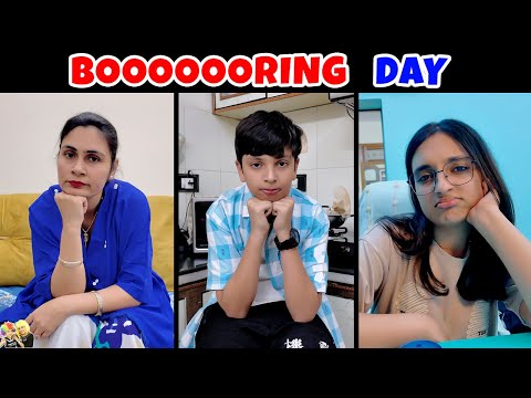 BORING DAY | Funny Family Vlog | Aayu and Pihu Show