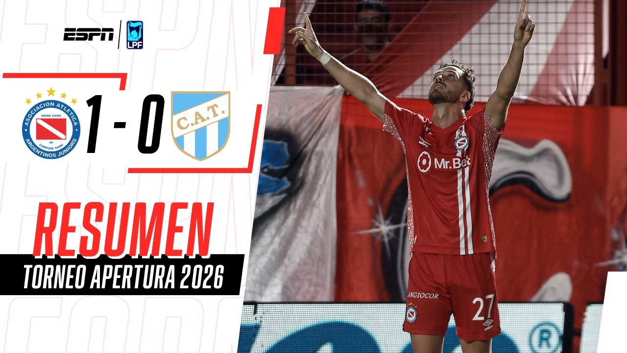 MOLINA VOLVIÓ AL GOL Y EL BICHO SIGUE ENTRE LOS PRIMEROS | Argentinos 1-0 Atl. Tucumán | RESUMEN