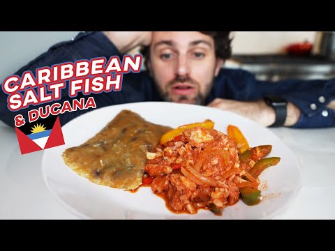 COOKING ANTIGUA & BARBUDA: Salt Fish & Ducana 🇦🇬