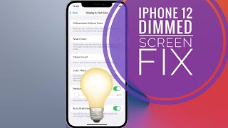 How To Fix iPhone 12 Dimmed Screen (Low Brightness, Dark Display)