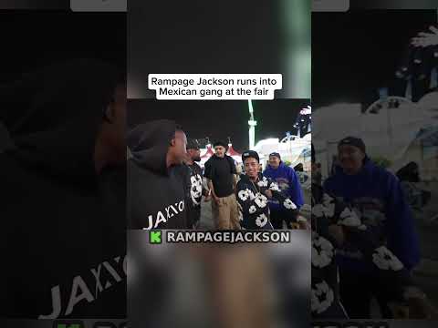 Rampage Jackson runs into Mexican gang at the fair #rampagejackson #ufc