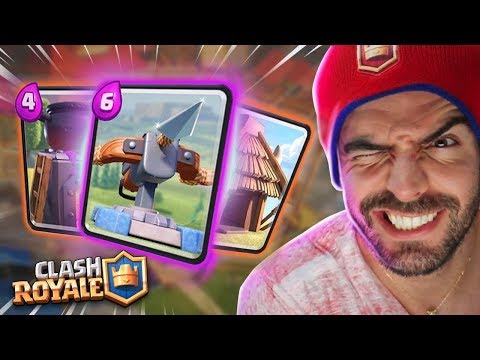 USEI O NOVO DECK DE XBESTA COM CABANAS NO CLASH ROYALE