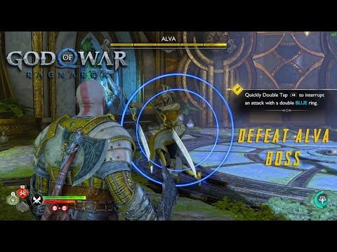 How to defeat Alva in - God of War Ragnarok PC gameplay