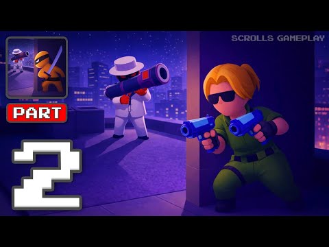 Stealth Master: Assassin Ninja - Gameplay Walkthrough Part 2 - Silent Moves Win (iOS, Android)