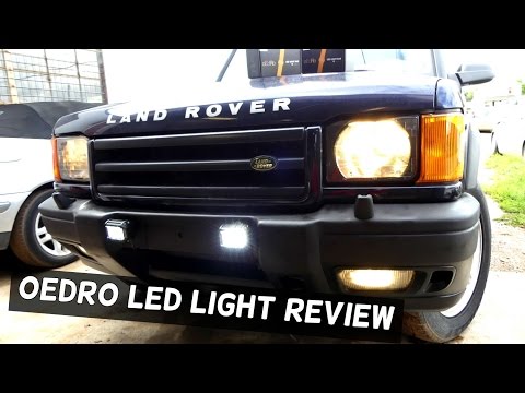 OEDRO LED FOG LIGHT BAR REVIEW AND INSTALLATION ON LAND ROVER