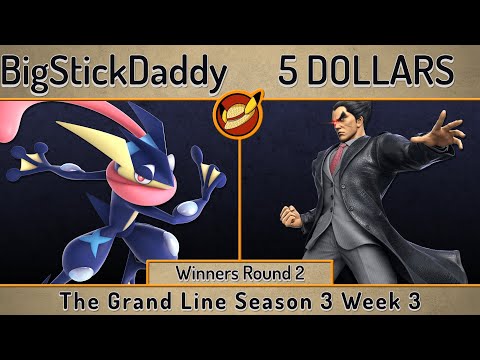 GL S3W3 | BigStickDaddy (Greninja) vs 5 DOLLARS (Kazuya) | Winners Round 2 | SSBU Ultimate
