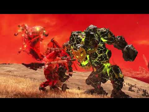 Total war WARHAMMER 3 (Daemons of Chaos VS Greenskins)