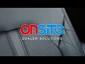 OnSite Dealer Solutions Vehicle Seat Cleaning