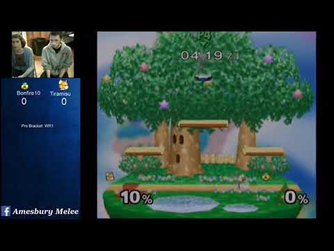MMOM Bi-Monthly 11 SSBM - HoG | Tiramisu (Fox) vs. bonfire10 (Sheik) - Melee WR1